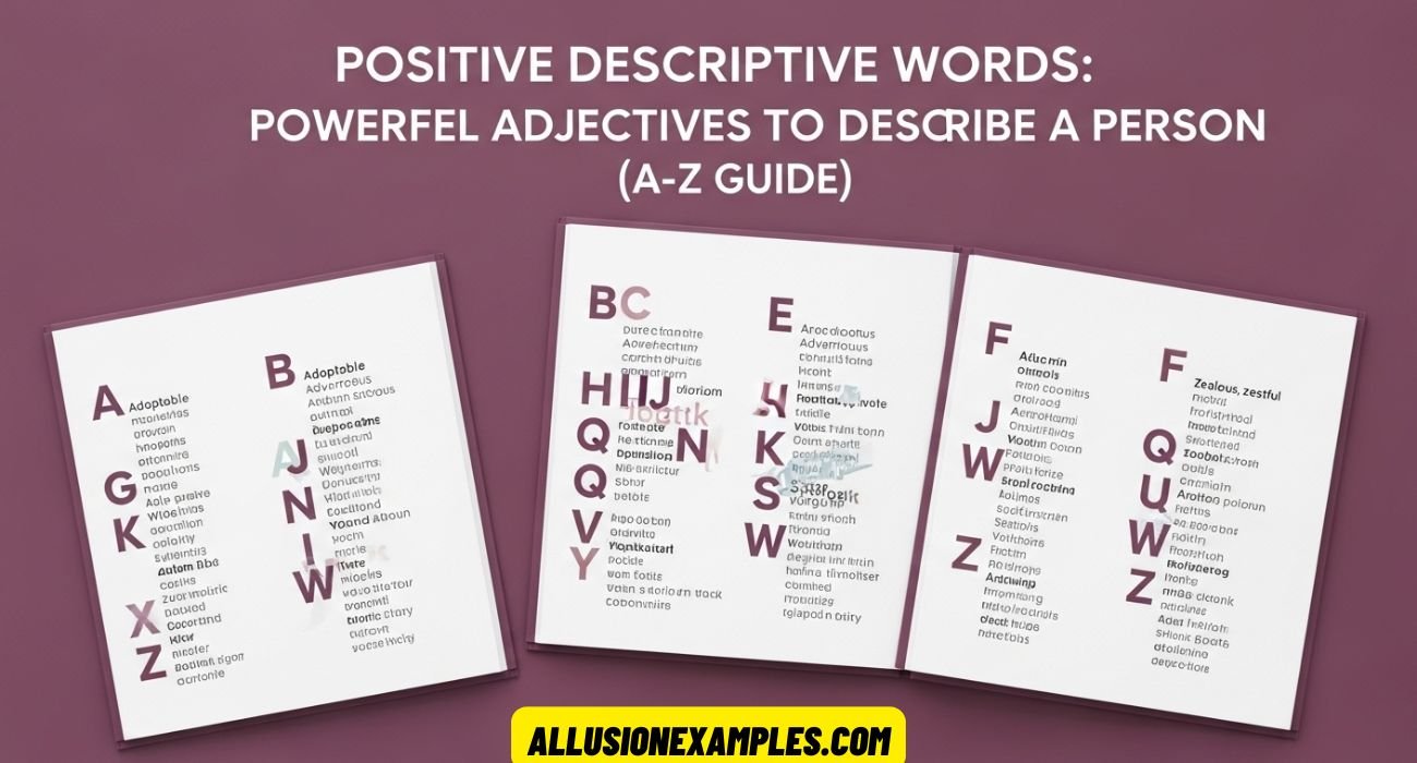 Positive Descriptive Words